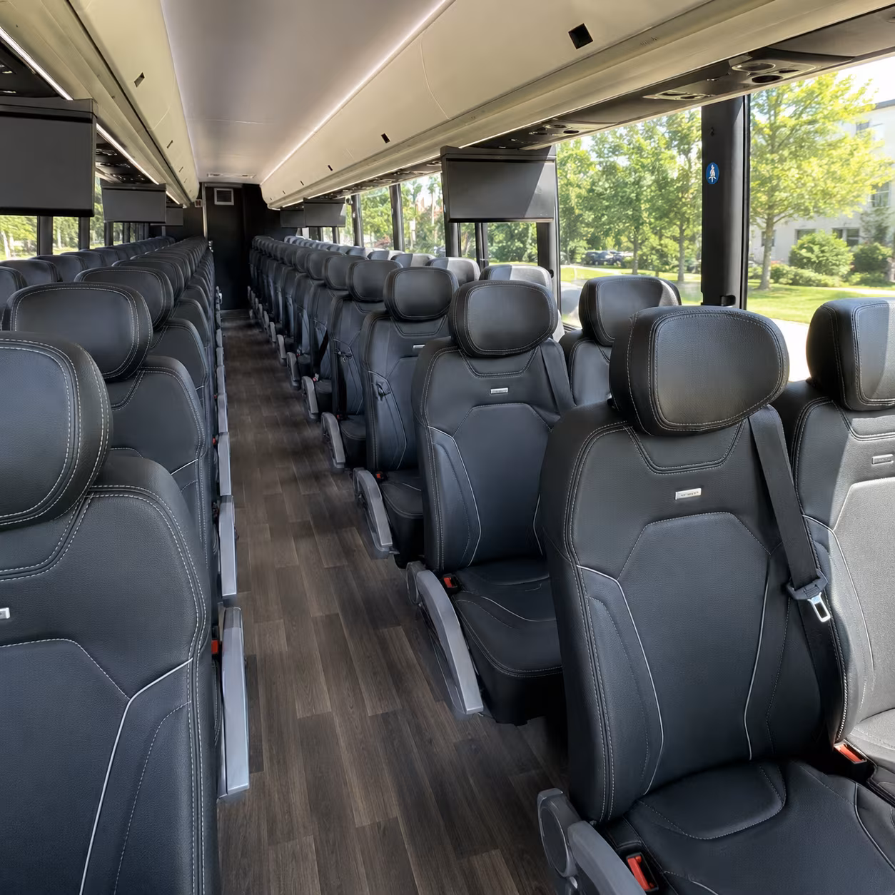 student athlete band and academic competition charter buses